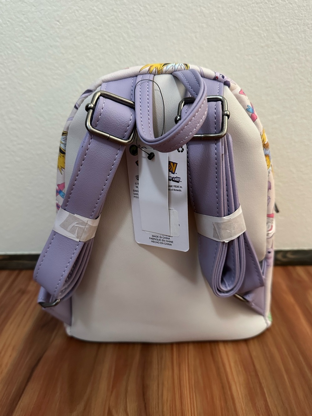 NWT Loungefly Pokemon Eevee Evolutions Mini Backpack - Picture 4 of 4
